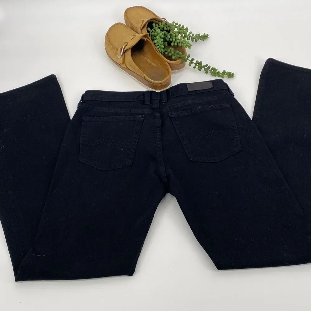 Vintage Lucky brand Sweet N' Low Flare Jeans Black 6/28 - Picture 5 of 12
